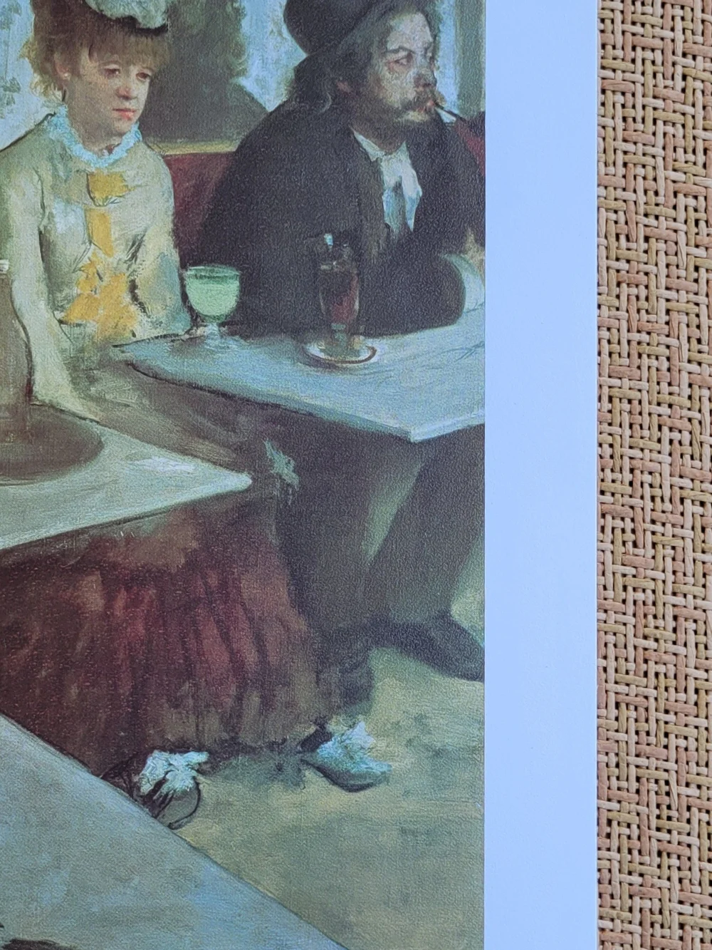 Mid-century Art Print: L'Absinthe by Degas Published by Fernand Hazan